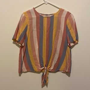 Madewell Front Tie Top